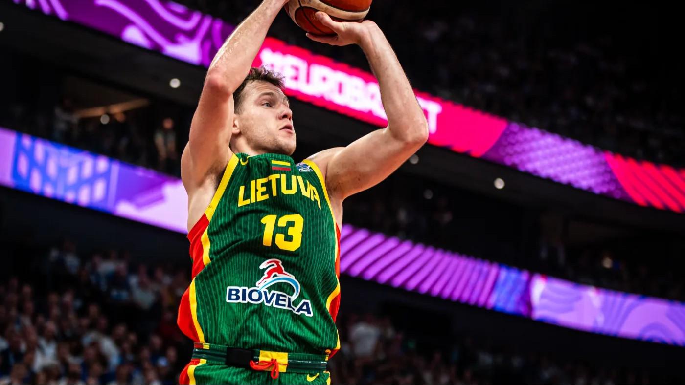bob半岛体育-官方：立陶宛男篮主力后卫乔库巴蒂斯伤停6个月，欧锦赛报销